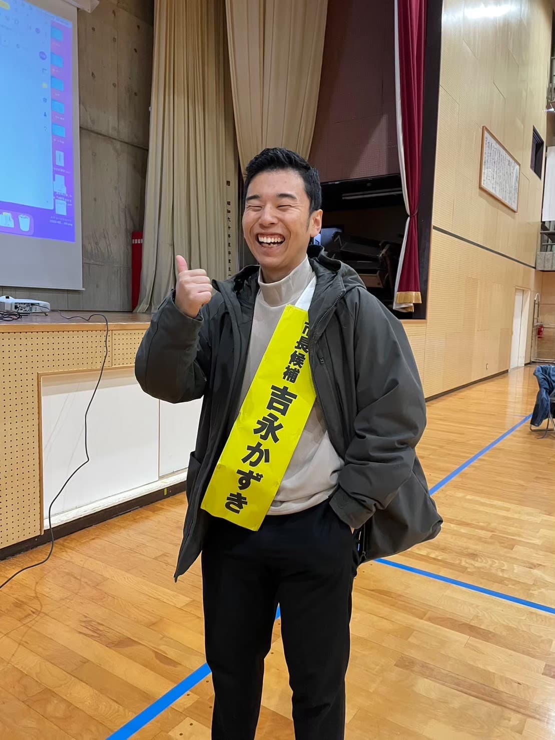 主権者教育の授業で吉永一輝